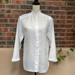 Cream Button Front Shirt